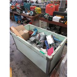 Rolling Cart With New & Used Auto Parts
