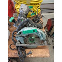 Hitachi Skill Saw & Router
