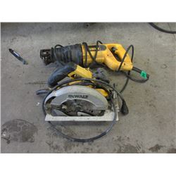 DeWalt Skill Saw & Reciprocating Saw