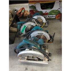 4 Makita Saws