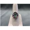 Image 1 : 20 CT Oval Cut Mystic Topaz Dinner Ring