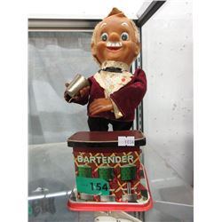 Vintage Battery Operated Bartender Toy