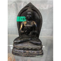 Vintage Bronze Mandalay Buddha Statue