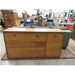Primitive Pine Dough Cabinet - Circa 1900