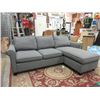 Image 1 : 86" Upholstered Sofa with Chaise End