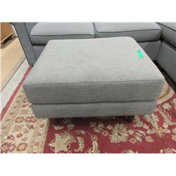 New Grey Fabric Upholstered Ottoman