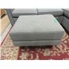 Image 1 : New Grey Fabric Upholstered Ottoman