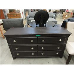 6 Drawer Wood Dresser