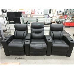 New Leather Power Reclining Theater Seating