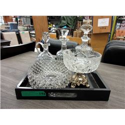 Vintage Decanters & Bowls