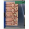 Image 1 : 4 Canadian 1986 Two Dollar Bills
