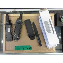 3 New Neck Knives with 3" Blades