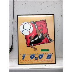 1998 World Cup Soccer Poster
