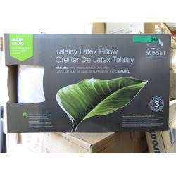 New Queen Size Talalay Latex Pillow