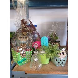 New Gift Baskets & Crystal Bell