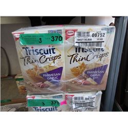 3 Cases of Parmesan & Garlic Triscuit Crackers