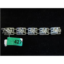Vintage Canecraft Sterling Silver Bracelet