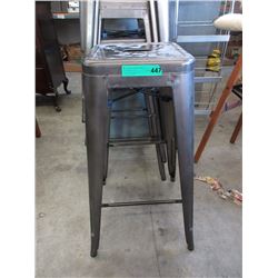 New 26" Stacking Metal Stool