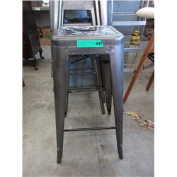 New 26" Stacking Metal Stool