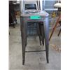 New 26" Stacking Metal Stool