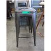 New 26" Stacking Metal Stool