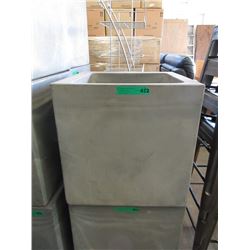 New Square Fiberglass Planter