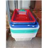 Image 1 : 17 Assorted Plastic Bins
