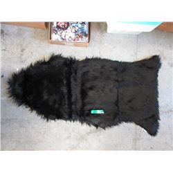 2 New Black Fun Fur Throws by Style in Form