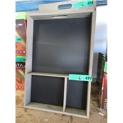 6 New Sectioned Wood Trays