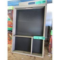 6 New Sectioned Wood Trays