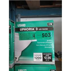 4 New LED PAR38 Spotlight Bulbs