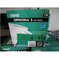 4 New LED PAR38 Spotlight Bulbs