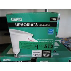 4 New LED PAR38 Spotlight Bulbs