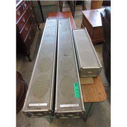 3-Piece Vintage Commercial Speaker System