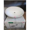 Image 1 : New Oval Ceramic Undermount Lavatory Basin
