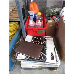 Vintage LP Records & Assorted Cleaners