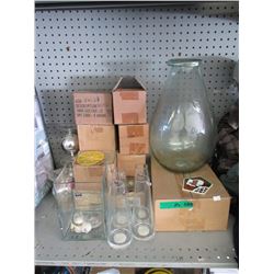 Glass Vases, Coasters & Candle Holders