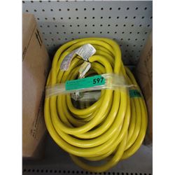 New 50 Foot Heavy Duty Multi Outlet Extension Cord