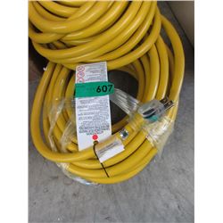 New 50 Foot Heavy Duty Multi Outlet Extension Cord
