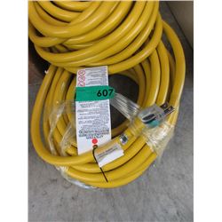 New 50 Foot Heavy Duty Multi Outlet Extension Cord