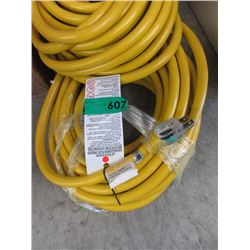 New 50 Foot Heavy Duty Multi Outlet Extension Cord