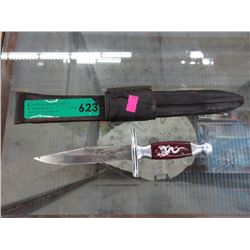 Vintage Knife with Leather Sheath