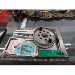 1969 Basketball Cards & a Fishing Reel