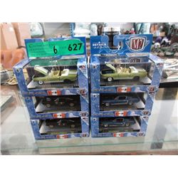 6 New 1:64 Scale Die-Cast Model M2 Vehicles