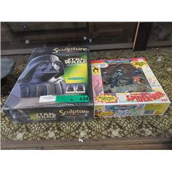 3D Star Wars Puzzle & Spiderman Micro Machine Set