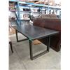 Image 1 : New LH Imports Metal Framed Wood Dining Table