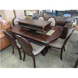 New Home Elegance Dining Table with 6 Chairs