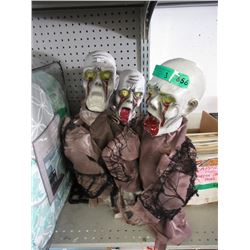 3 New 20" Battery Operated Halloween Decorations