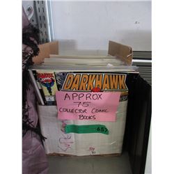 Approximately 75 Comic Books