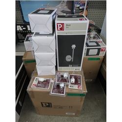 New Paulmann Wall Sconces with Shades & Bulbs